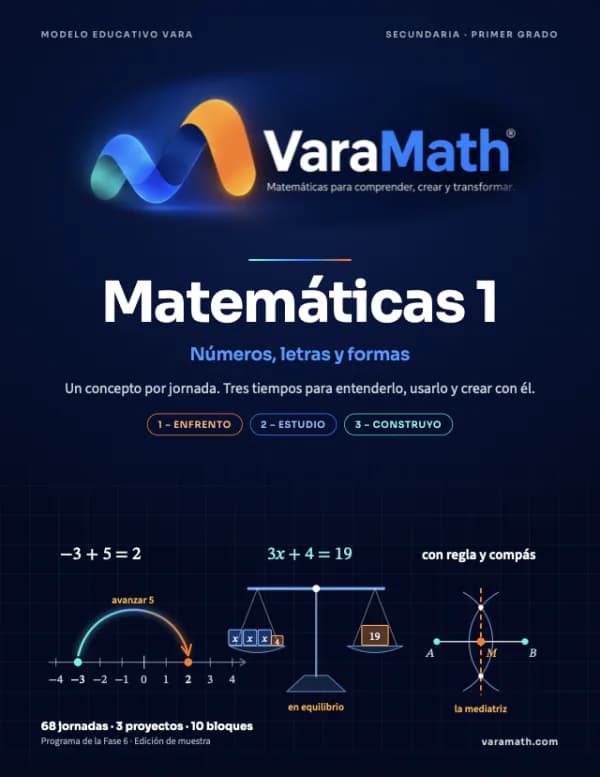 Portada del libro Matemáticas 1: Números, letras y formas