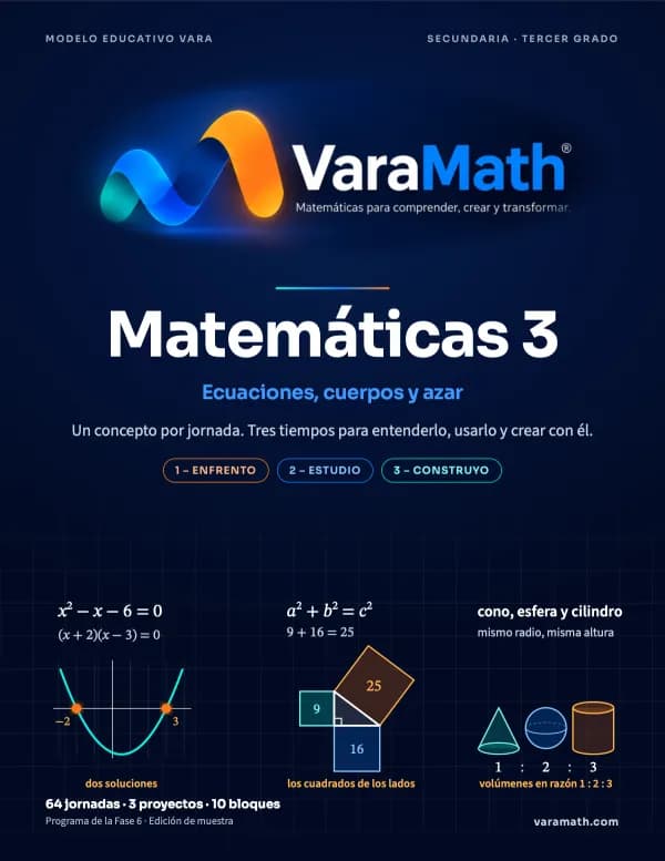 Portada del libro Matemáticas 3: Ecuaciones, cuerpos y azar